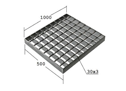 СТРОМ СТИЛ SP 34х38/30х2 Zn 500х1000 мм Сетки