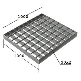СТРОМ СТИЛ SP 34х38/30х2 Zn 1000х1000 мм Сетки