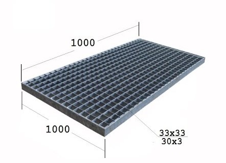 СТРОМ СТИЛ P 33х33/30х3 Zn 1000х1000 мм Покрытия