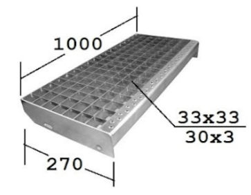 СТРОМ СТИЛ SP 34х38/30х3 Zn 1000х270 мм Каркасы металлоконструкций