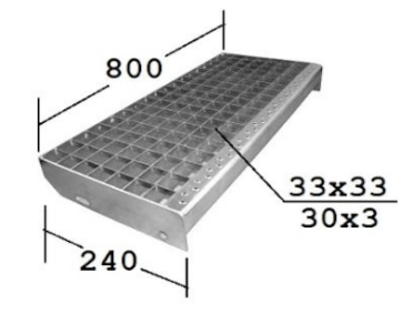 СТРОМ СТИЛ P 33х33/30х3 Zn 800х240 мм Каркасы металлоконструкций
